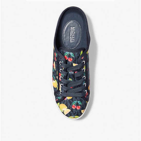 Michael Kors Poppy Fruit Print Logo Slip-On Sneaker - Picture 5 of 9